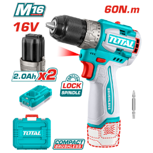 Máy khoan không chổi than dùng pin 16V - Total - TDLI16682