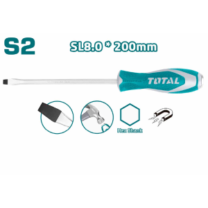 Tua vít dẹp đóng xuyên(200mm) - Total - THTGTS8200