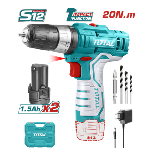 Máy khoan búa dùng pin 12V - Total - TIDLI12201