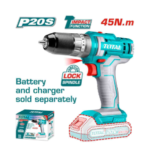 Máy khoan búa dùng pin 20V (không kèm pin & sạc) - Total - TIDLI201455