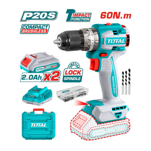 Máy khoan búa không chổi than dùng pin LithiumIon 20V – TIDLI20602