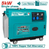 Máy phát điện dùng dầu điêzên (dây đồng) 5.0/ 4.5kW - Total - TP250001