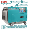 Máy phát điện dùng dầu điêzên 5.0/ 4.5kW - Total - TP250001-1