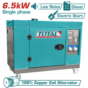 Máy phát điện dùng dầu 6.5kW - Total - TP265001