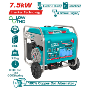 Máy phát điện dùng xăng biến tần 7.5kW - Total - TP375001