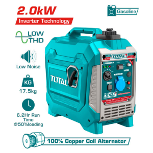 Máy phát điện dùng xăng biến tần 2.0kW - Total - TP523006