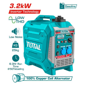 Máy phát điện dùng xăng biến tần 3.3kW - Total - TP535006